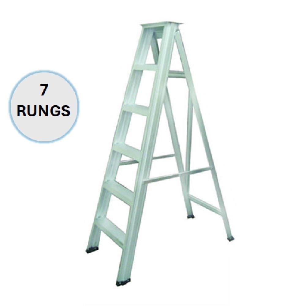 EVERLAST LIGHT DUTY SINGLE SIDED LADDER 7" RUNGS (80KG)