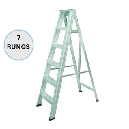 EVERLAST LIGHT DUTY SINGLE SIDED LADDER 7" RUNGS (80KG)