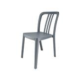 PLASTIC CHAIR SPRING SATURN CHARCOAL
