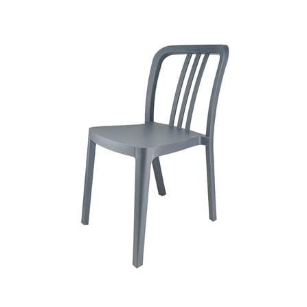 PLASTIC CHAIR SPRING SATURN CHARCOAL