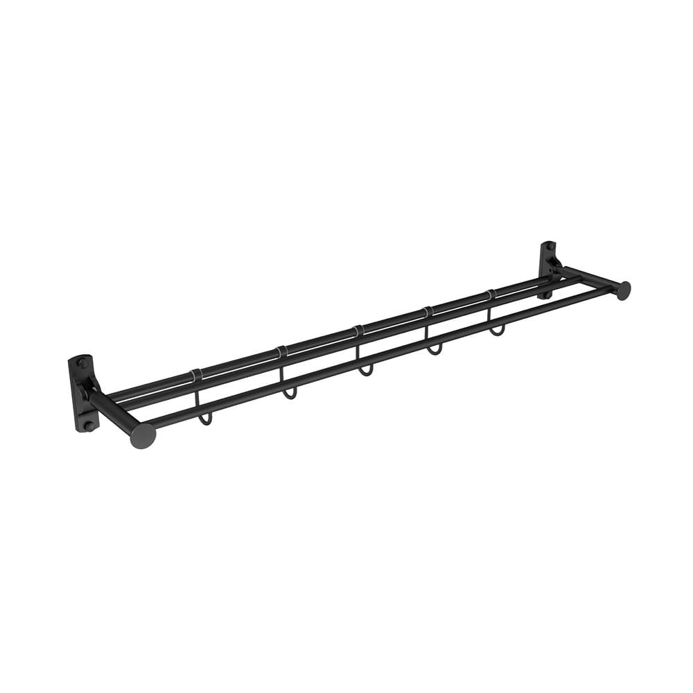 SORENTO DOUBLE TOWEL BAR  SRT756-32-BL BLACK