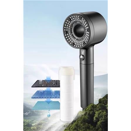 COSSY PLUS HAND SHOWER CP-DS HIGH PRESSURE SHOWER HEAD BLACK