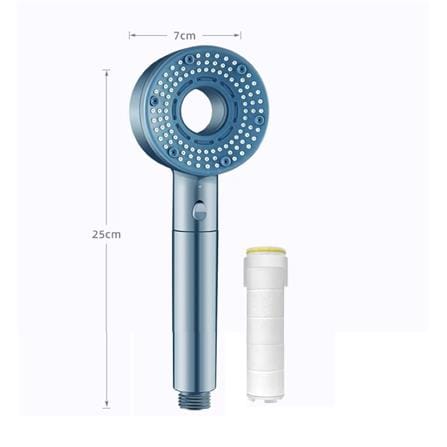 COSSY PLUS HAND SHOWER CP-DS HIGH PRESSURE SHOWER HEAD BLUE