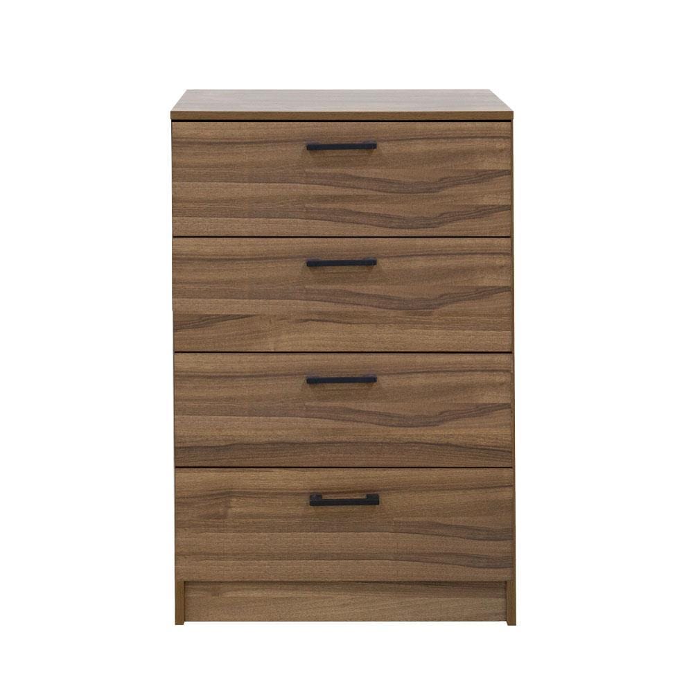 CHEST DRAWERS 4 TIERS FURDINI AMORE WALNUT