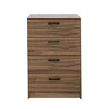 CHEST DRAWERS 4 TIERS FURDINI AMORE WALNUT