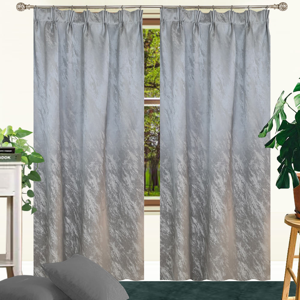 HLS CURTAIN N-HOOK ZAYN 140X180CM LIGHT GRAY