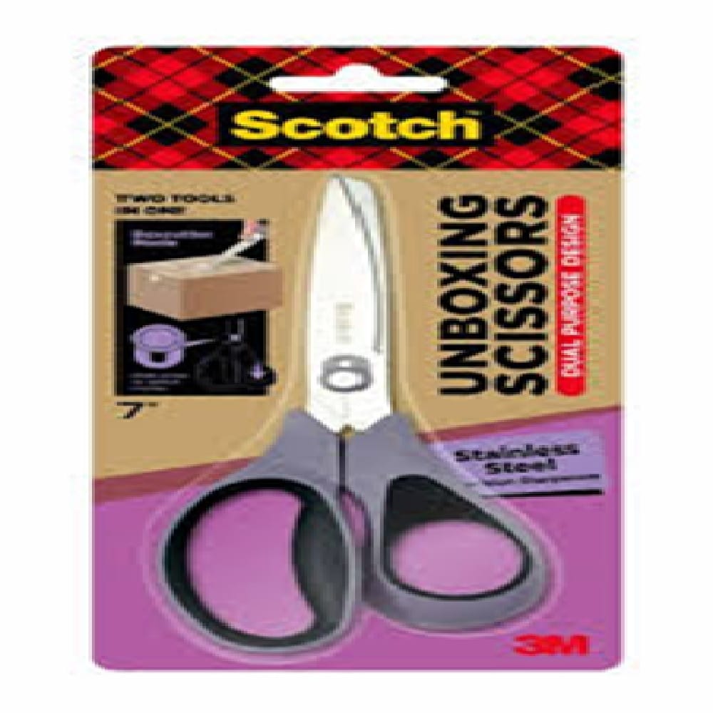SCOTCH 7" SS UNBOXING SCISSORS (PUR)