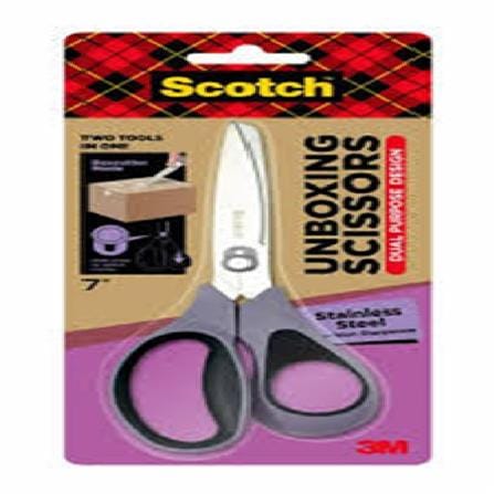 SCOTCH 7" SS UNBOXING SCISSORS (PUR)