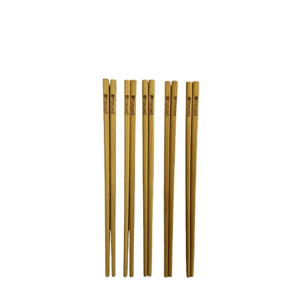 FUKURO TROPICAL ROSEWOOD CHOPSTICKS (5 PAIRS) HH 0419