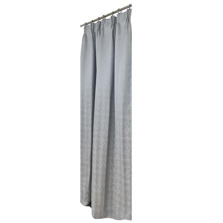 HLS CURTAIN N-HOOK BELLE 140X180CM LIGHT GRAY