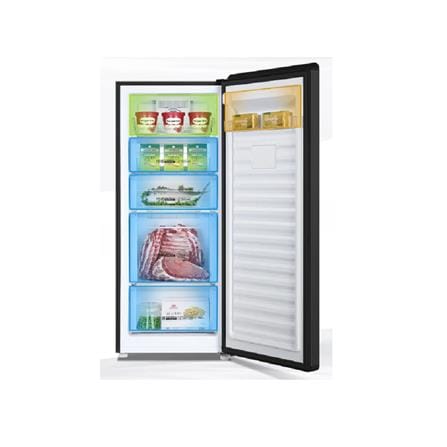 HAIER UPRIGHT FREEZER HUR-181NE 168L BLACK SLATE