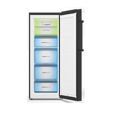 HAIER UPRIGHT FREEZER HUR-261NE 250L BLACK SLATE
