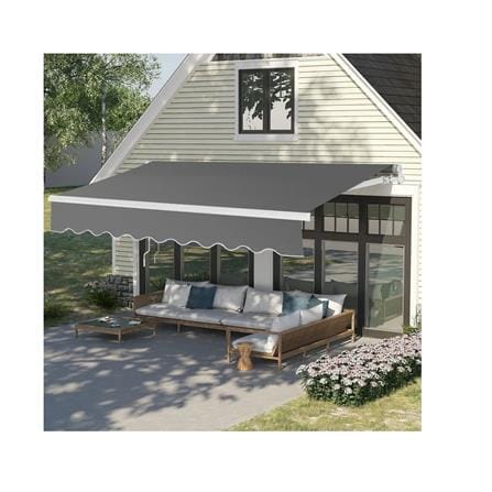 SUNSHIELD RETRACTABLE AWNING 295X200 GREY