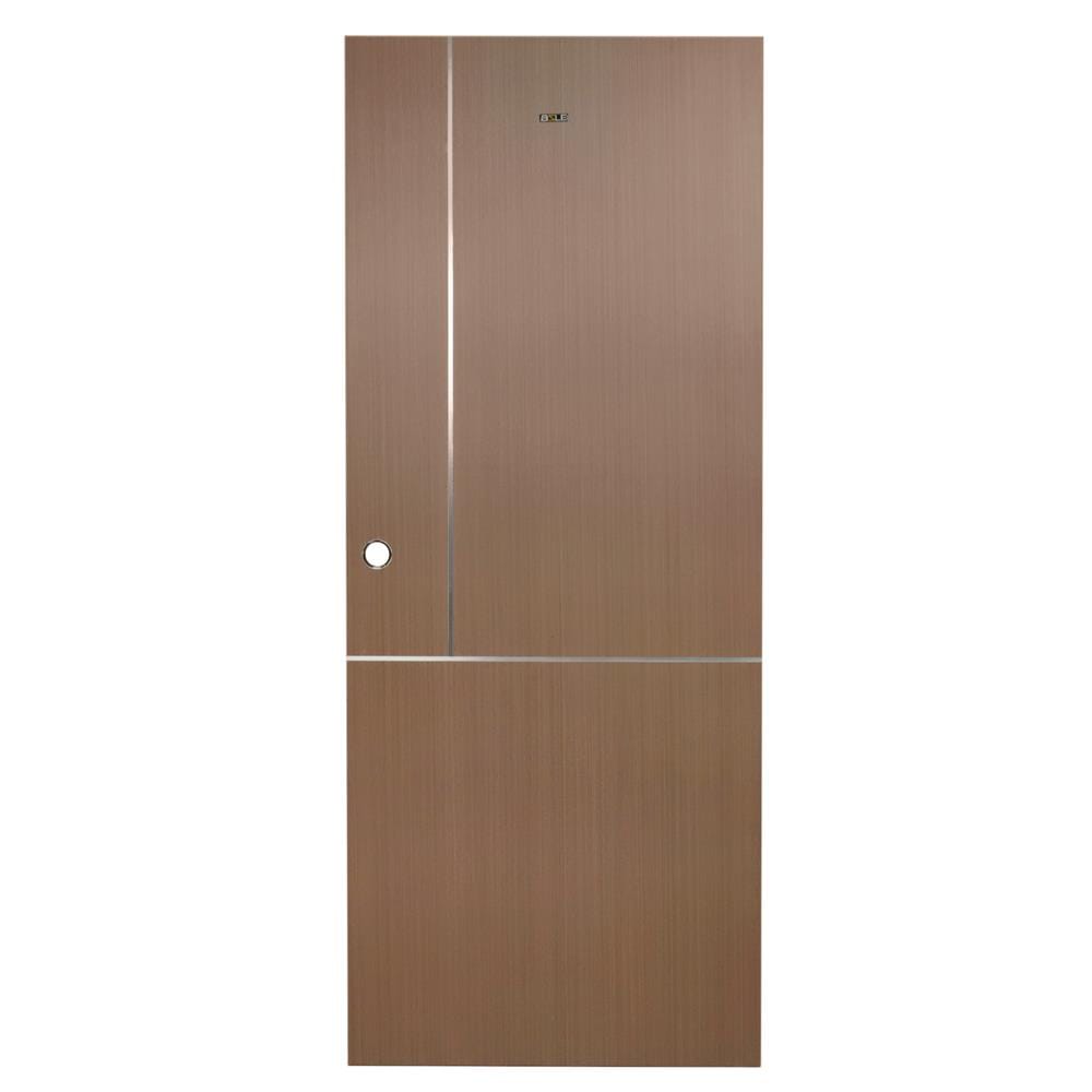 PRE-BORED INTERIOR UPVC DOOR AZLE LT-11 80X200CM WALNUT [EXCLUSIVE FROM HOMEPRO THAILAND]