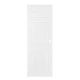 PRE-BORED UPVC BATHROOM DOOR AZLE PZ6 70X200CM WHITE [EXCLUSIVE FROM HOMEPRO THAILAND]