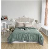 FRIVEN SOFT MICROFIBER BLANKET 200x230-DOUBLE-GREEN