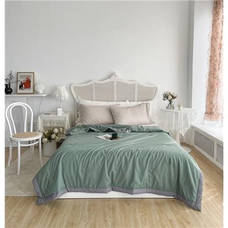 FRIVEN SOFT MICROFIBER BLANKET 200x230-DOUBLE-GREEN