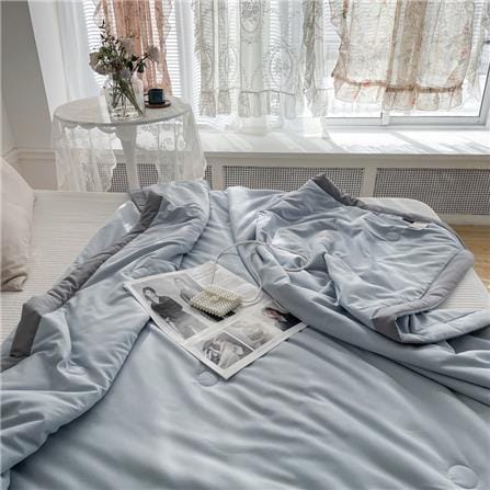 FRIVEN SOFT MICROFIBER BLANKET 150x200-S-BLUE