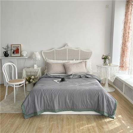 FRIVEN SOFT MICROFIBER BLANKET 200x230-DOUBLE-GREY