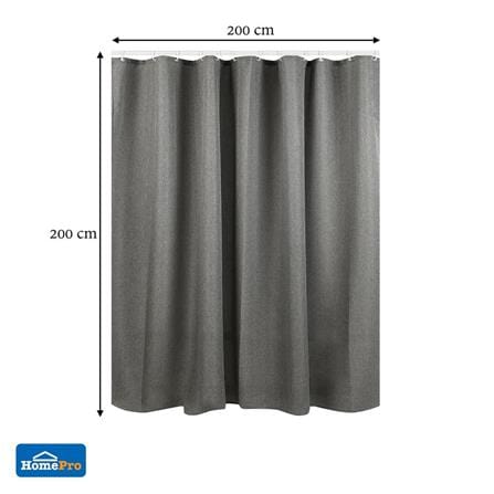 MOYA POLYESTER SHOWER CURTAIN ST0218-4006 200X200CM