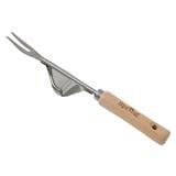 GARDEN HAND WEEDER WITH WOODEN HANDLE SPRING HT03119