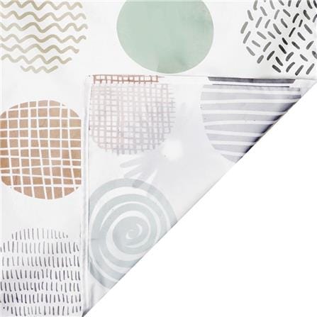 MOYA POLYESTER SHOWER CURTAIN ACS23465A 180X180CM