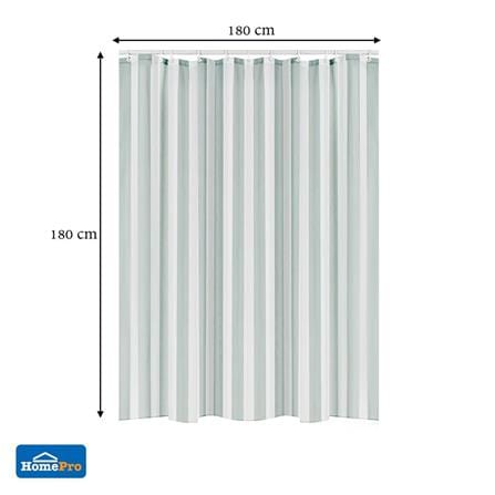 MOYA POLYESTER SHOWER CURTAIN ACS23034C 180X180CM