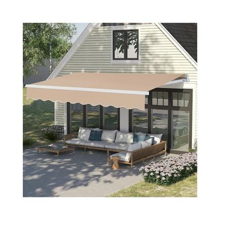 SUNSHIELD RETRACTABLE AWNING 200X150 BEIGE