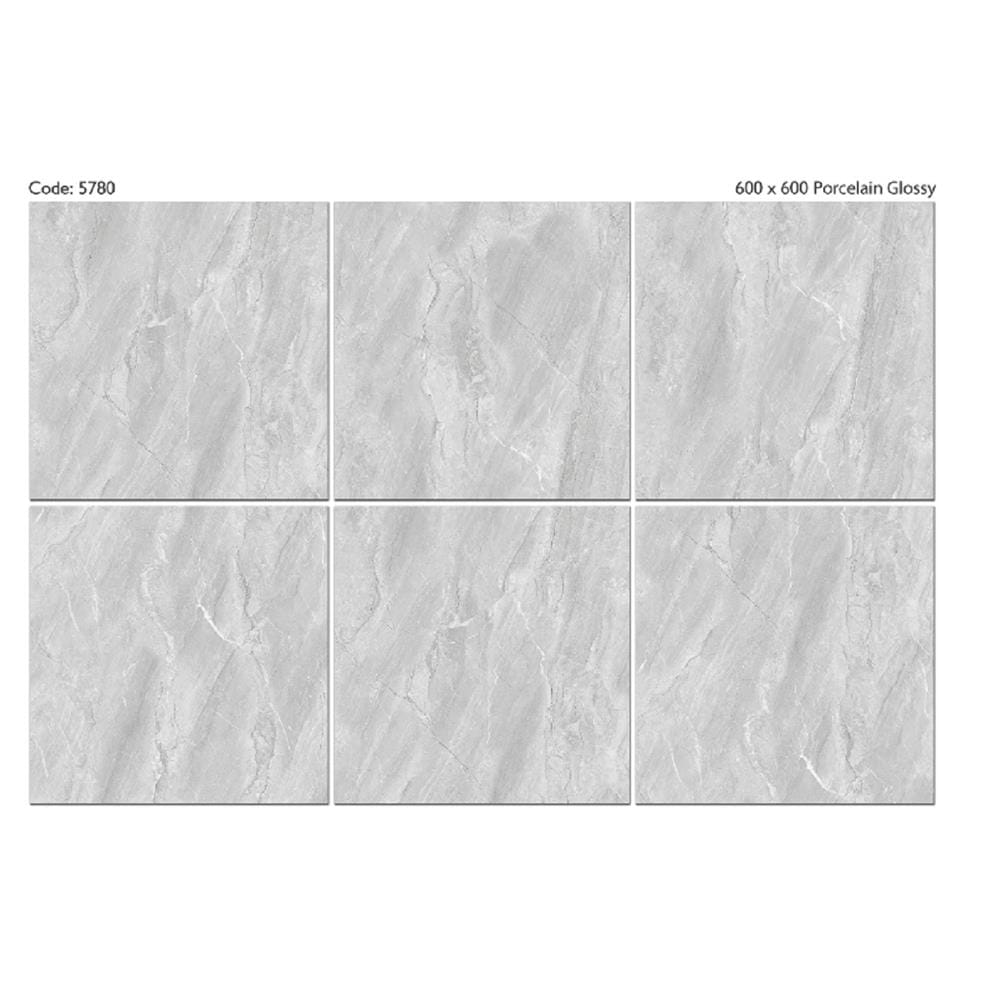 TARA FLOORTILE 60X60CM GREY-5780 1.44M2