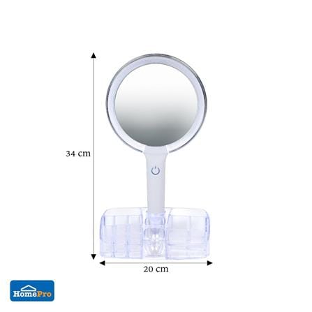 MOYA MAGNIFYING FACIAL MIRROR WITH LED K23119 CLEAR