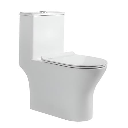 LIVINOX TOILET ONE-PIECE WATER CLOSET LWC-618-250 WHITE 6/3L