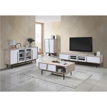 COFFEE TABLE EDWD5225 OAK WHITE