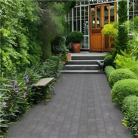 DURAGRES FLOORTILE 40X40CM VIDUKA DARK GREY 0.96M2