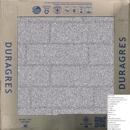 DURAGRES FLOORTILE 40X40CM CAYLA GREY 0.96M2