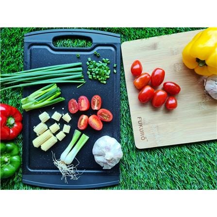 FUKURO CHEF SERIES NATURAL BAMBOO CUTTING BOARD M  HH 0397