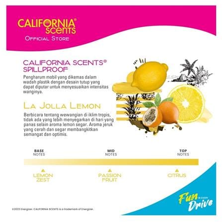 CALIFORNIA SPPRF FRESHNER LA JOLLA LEMON 42G