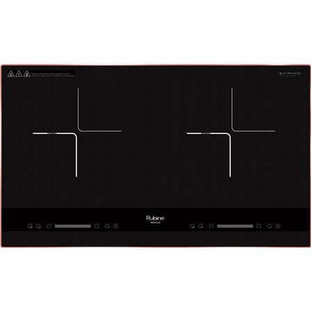 RUBINE INDUCTION HOB RIH-REKKA44-BL BLACK 73CM LEFT 2.2kW RIGHT 2.2kW
