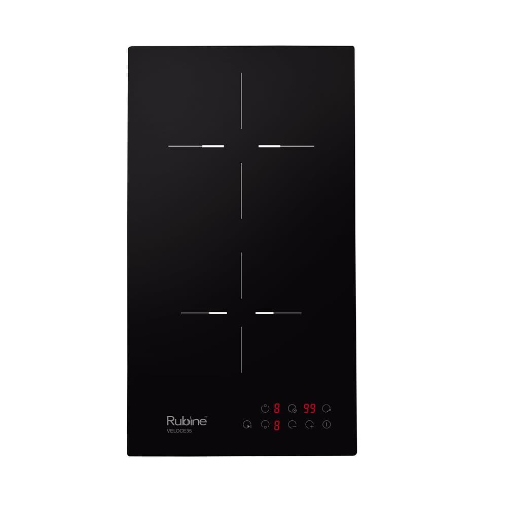 RUBINE DOMINO INDUCTION HOB RIH-VELOCE35-BL BLACK 28.8CM