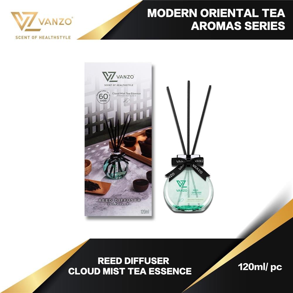 VANZO REED DIFFUSER CLOUD MIST TEA ESSENCE 120ML