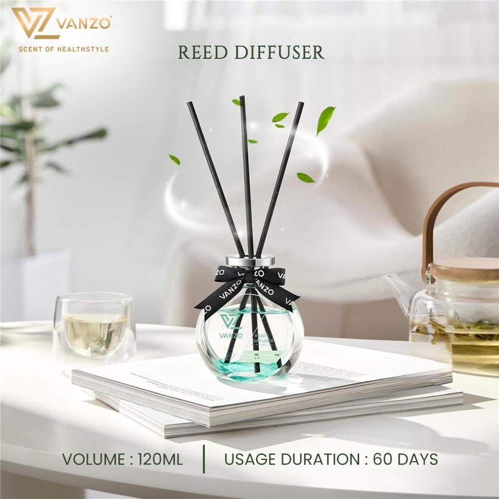 VANZO REED DIFFUSER CLOUD MIST TEA ESSENCE 120ML