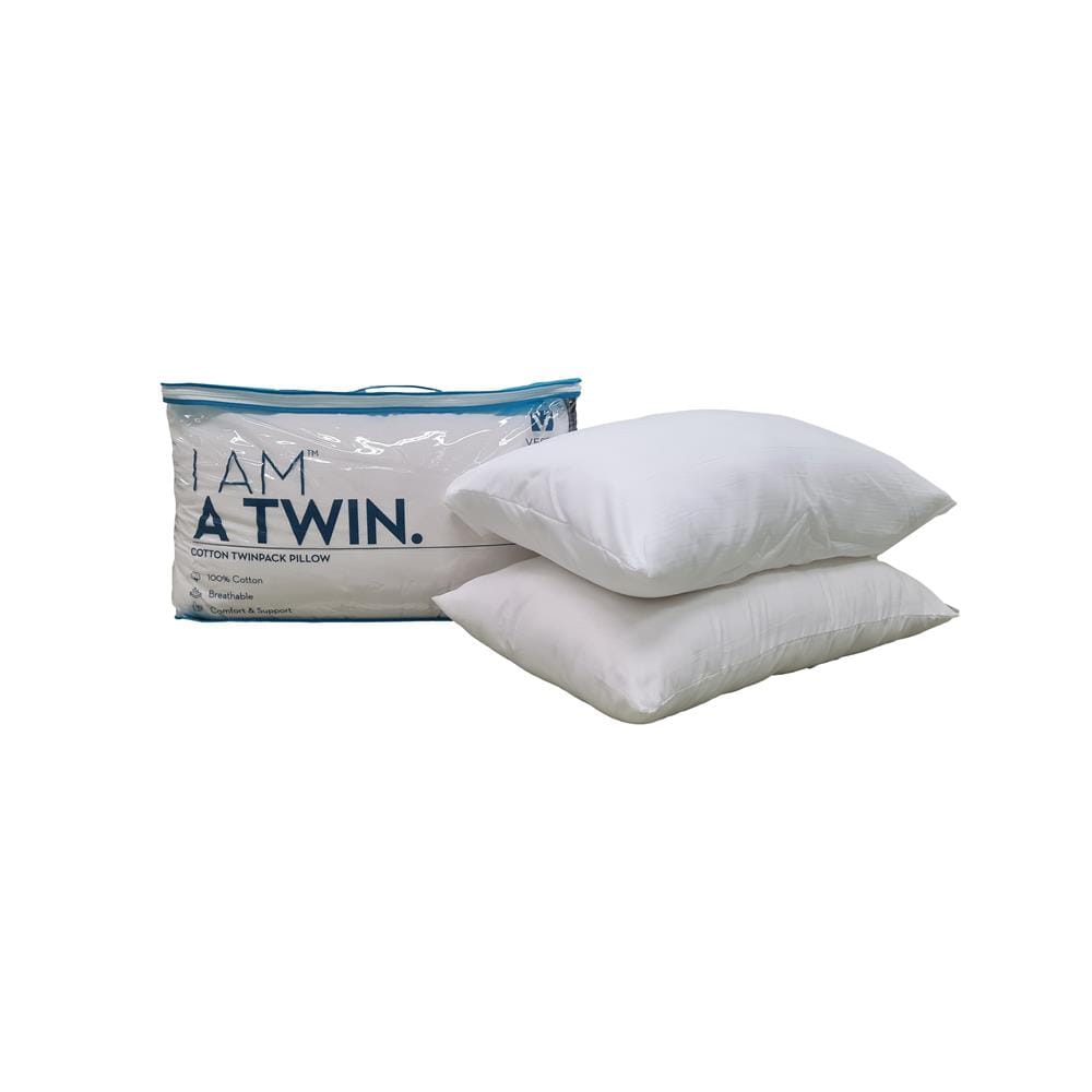 NORDIC HOME VESTA TWN CTTN PILLOW 19X29 WH