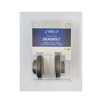 ST.GUCHI SINGLE THUMBTURN DEADBOLT SGDB0251 GUN GREY