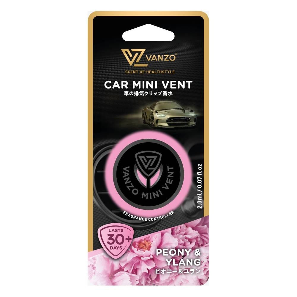 VANZO MINI VENT PERFUME PEONY & YLANG 2ML