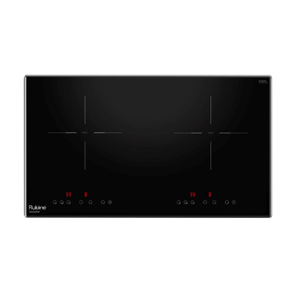 RUBINE INDUCTION HOB RIH-VELOCE44-BL BLACK 73CM LEFT 2.2KW RIGHT 2.2KW