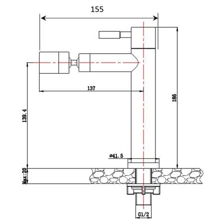 MOYA BASIN FAUCET LJ-5100
