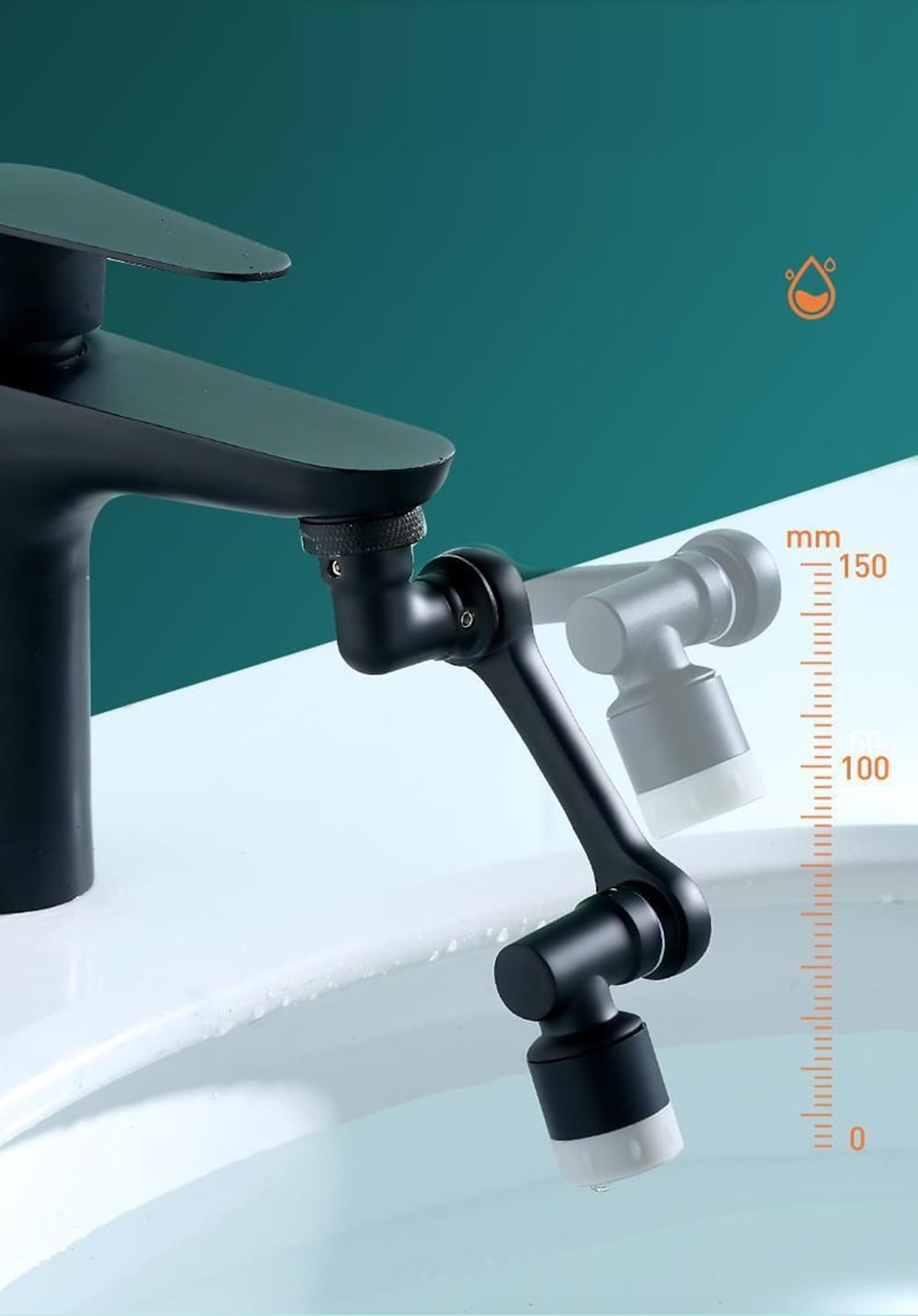 COSSY PLUS WATER AERATOR CP-EXT BLK