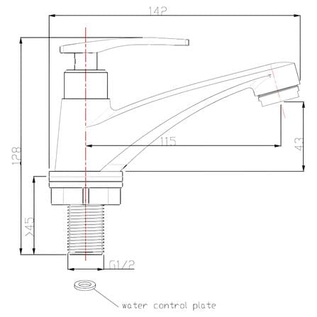 MOYA BASIN FAUCET 525-6