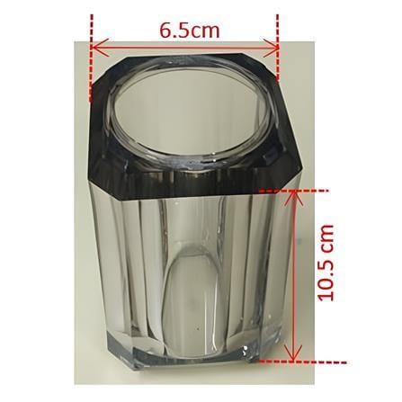 GLASS HOLDER ACRYLIC MCBA00476-2
