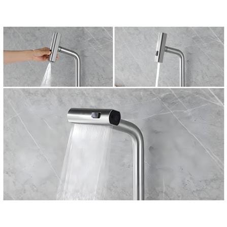 MD PILLAR KITCHEN SINK FAUCET TF-SPNL-MGD BLACK GOLD
