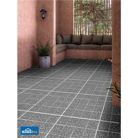 DURAGRES FLOORTILE 40X40CM MOVADA DARK GREY 0.96M2